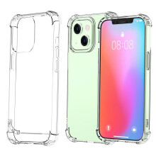 Stötsäkert genomskinligt telefonskal mjukt TPU transparent telefonskal stötsäkert ultratunt telefonskal