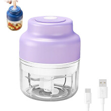 Mini hachoir à ail électrique – Sans fil, rechargeable,