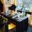 Black Polyester Sequin Tablecloth 100x100cm 5