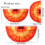 Bandeira de jardim semicircular de Ação de Graças, laranja, 35 x 71 polegadas 3