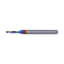 High Efficiency Coated Left Handed Single Flute End-3.175 1.5X7