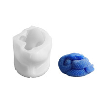 Moule en silicone serpent pour une décoration unique de bougies