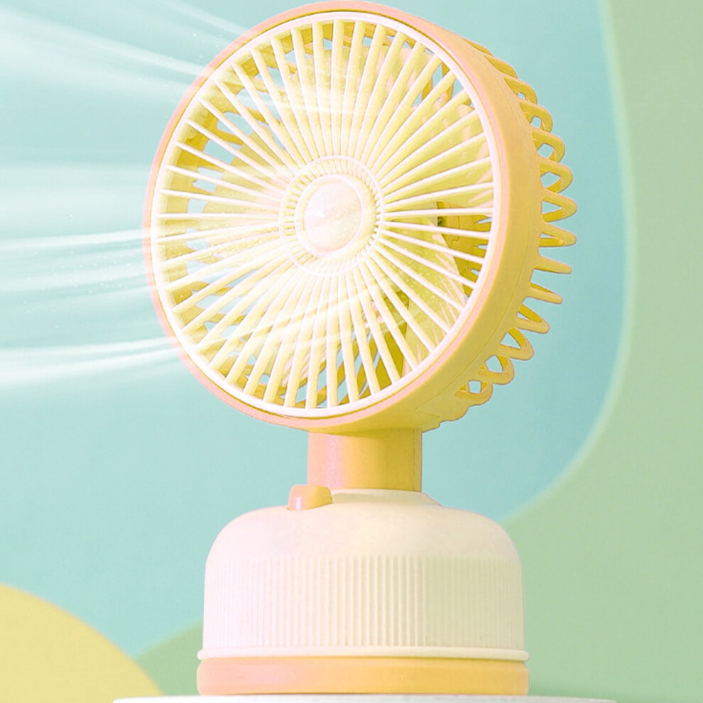 Usb Rechargeable Mini Desk Fan, 5.12X3.74x2.76in, Multi-Speed Quiet Cooling Fan For Office, Bedroom, Home Â Compatible With Usb Charging 9083649156933