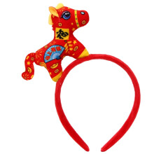 Plüschpferd-Stirnband für das chinesische Neujahrsfest