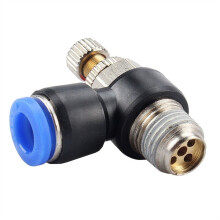 ks vzduchových SL1/8 1/4 3/8 1/2 ovládanie rýchlosti pneumatická armatúra ovládač škrtiacej klapky 4 6 8 10 mm hadica rýchlospojka
