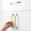 Cabinet Pulls Brushed Gold 5 inch 10-Pack 4