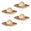 Mexicansk stråhat med sombrero, 4 stk. 1