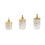 Pack of 3 Permanent ABS Closed Bottles Incorporating-Clear 1