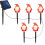 Luzes solares de Natal para jardim com Papai Noel. 2