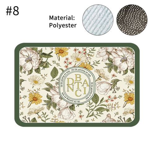 Nordic Drain Pad Retro Floral Ανθεκτικό στη θερμότητα Στρώμα επιτραπέζιων σκευών Γρήγορο