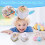 Boîte en métal décorative en forme de lapin de Pâques 3