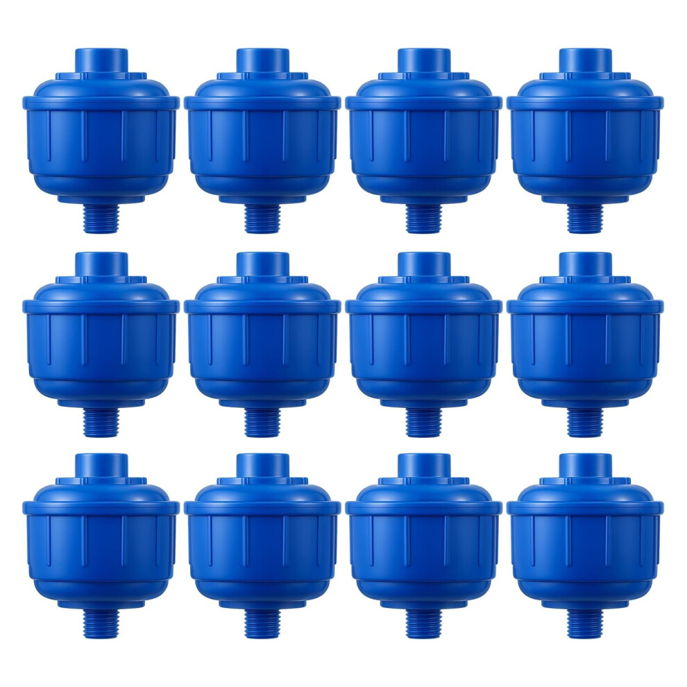 12Pcs Disposable Small Air Water Trap Filter With Standard 1/4 7754001680763