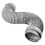 Ventilation System Hose 5 Foot Fitting for-4 inch hard rubber h 1