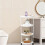 Corner Storage Rack for Bathroom Toiletries, Modern 6