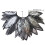 Retros Embroidered Capes For Wedding Sequins-black silver 4