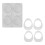 4 Cavities Easter Eggs/Hare Silicone Molds Professional Silicone 2