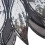 Retros Embroidered Capes For Wedding Sequins-black silver 5