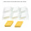 Rhombic Shape Silicone Molds Making Mousses Cake Baking Molds 7