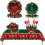 Weihnachtstischgeschirr-Set, 117-teilig 1