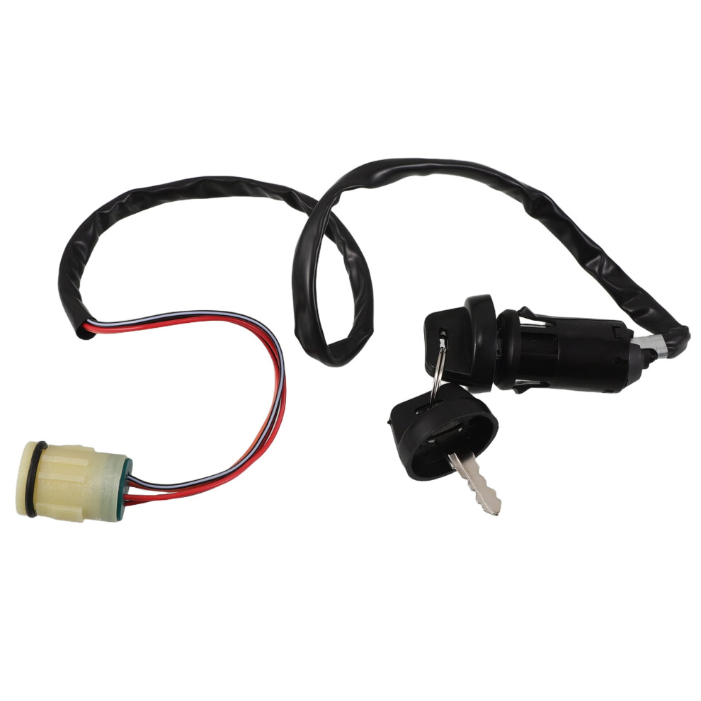 Oulii Ignition Switch With Key For Atv, Scooter, Motorcycle - Starter Replacement Accessory Black 9426043440251