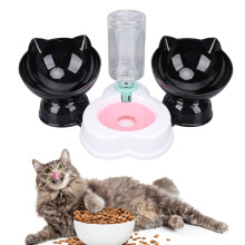Type2 3-in-1 Ciotola per cibo e acqua per gatti, 13 cm