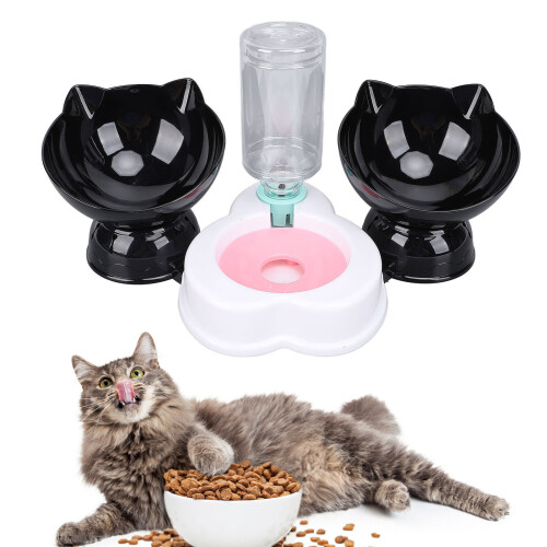 Type2 3-in-1 Ciotola per cibo e acqua per gatti, 13 cm
