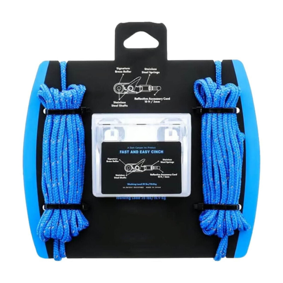 No-Knot Rope Adjuster Â Cord Tightening & Cinching Tool For Camping, Hiking, Boating Â Compatible With Standard Ropes 9426043521042