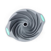 Forma de silicone para bolo YujiCraft, resistente ao calor e antiaderente.