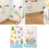 2Pcs Microfiber Cleaning Cloths Easter Bunnies Colorful-1 2
