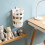 Panier de rangement mural sans perçage, panier creux (kaki) 4
