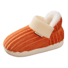 Toddler Slippers,Home Slippers Girls Boys Comfy Slippers Winter Warm Indoor Shoes,Toddler Girl Shoes,10,Orange
