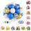 30 Polyesterballons – Heliumfüllung, mehrfarbig 1