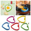 Heart-Shaped Silicone Egg Rings 4-Pack 1