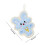 Easter Rabbit Kitchen Hand Towel Blue Absorbent 6