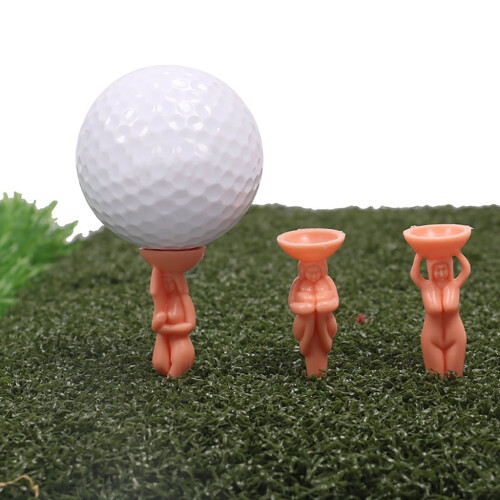 10 stuks grappige plastic golftees met naakte dame, divot tools, golfaccessoires 1