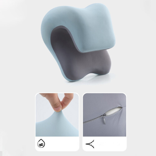 Appui-tête ergonomique pour chaises de bureau offrant-Gris clair 2