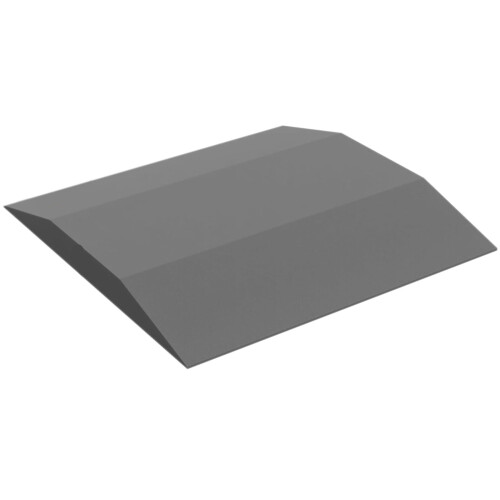 Coussin trapézoïdal en mousse HD grise (1 pièce) 1