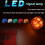 12/24V LED φλας ανάκτησης με φλας, αδιάβροχο φως φορτηγού 7
