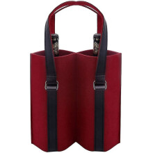 Sac de transport en feutre pour 2 bouteilles de vin – 750 ml
