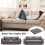 Coussin trapézoïdal en mousse HD grise (1 pièce) 5