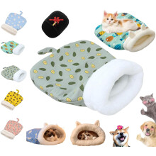 Saco de dormir Cozy Cat – Cama tipo ninho macia e lavável, 45 55