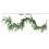 White Real Touch Faux Christmas Garland 3.2ft 3