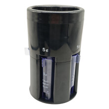 Coin counter bank with sorting tube 1 unit