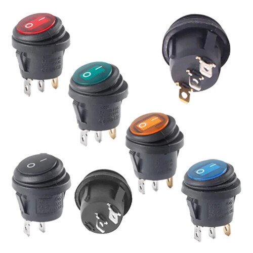 KCD1 Αδιάβροχος διακόπτης ON/OFF με φως 12V/220V 1
