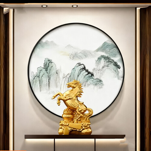 Statue de cheval du Nouvel An chinois,-1 pièces 1 pièces 1