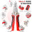 16-in-1 Wire Stripper Twister Tool: Cutter, Puller, Cable Scissors, Voltage Tester, Pliers – Foldable & Professional 2