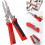 16-in-1 Wire Stripper Twister Tool: Cutter, Puller, Cable Scissors, Voltage Tester, Pliers – Foldable & Professional 5