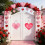 Multiple Designs Paper Valentine Door Decoration for-Style9 3