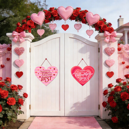 Multiple Designs Paper Valentine Door Decoration for-Style9 2