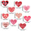 Multiple Designs Paper Valentine Door Decoration for-Style9 4